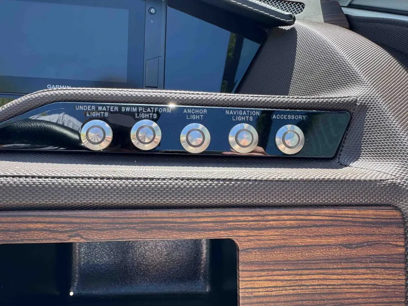 Slide: The Image of Control panel of 2021 Cobalt R5 with light switches. - 17