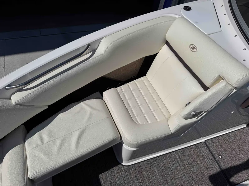Slide: The Image of Luxurious seating in Cobalt R5 boat, 2021 model. - 27