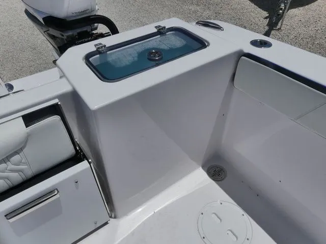 Slide: The Image of Interior of Twin Vee 280 GFX2 DUAL CONSOLE 2026 boat. - 7