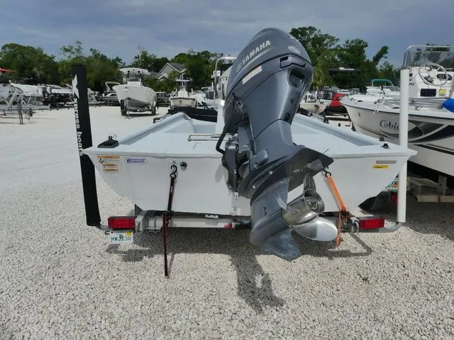 Slide: The Image of 2021 Xpress Boats XP18CC with Yamaha motor on trailer. - 4