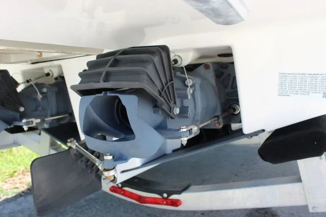 Slide: The Image of Close-up of Yamaha 222 FSH Sport E 2023 jet propulsion system. - 45