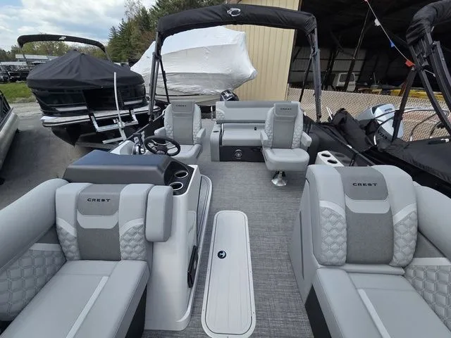 Slide: The Image of Crest Conquest 230 SLSC Tri-Toon W/200Hp And Trailer 2026 - 10