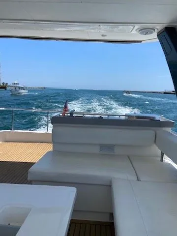 Slide: The Image of Leopard 43 PC 2019 yacht cruising on open sea with blue sky. - 15