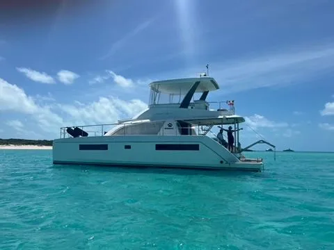 Slide: The Image of Leopard 43 PC 2019 on turquoise water under blue sky. - 32