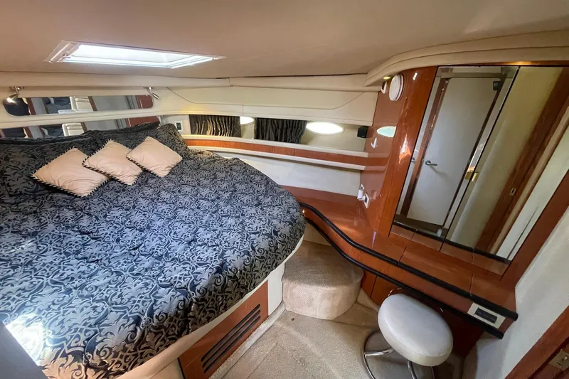 Slide: The Image of MASTER STATEROOM TO STBD. WITH VANITY & UNDER COUNTER STOOL - 31