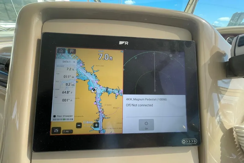Slide: The Image of UPDATED RAYMARINE TOUCH SCREEN MFD WITH CHARTPLOTTER & RADAR. - 57