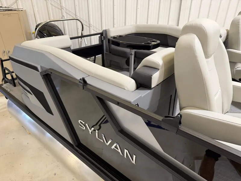 Slide: The Image of Interior view of 2026 Sylvan R-22 LZ DH pontoon boat. - 5