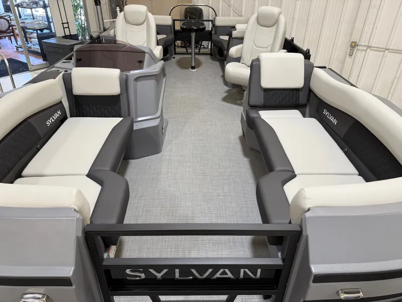 Slide: The Image of Interior of 2026 Sylvan R-22 LZ DH pontoon boat. - 6
