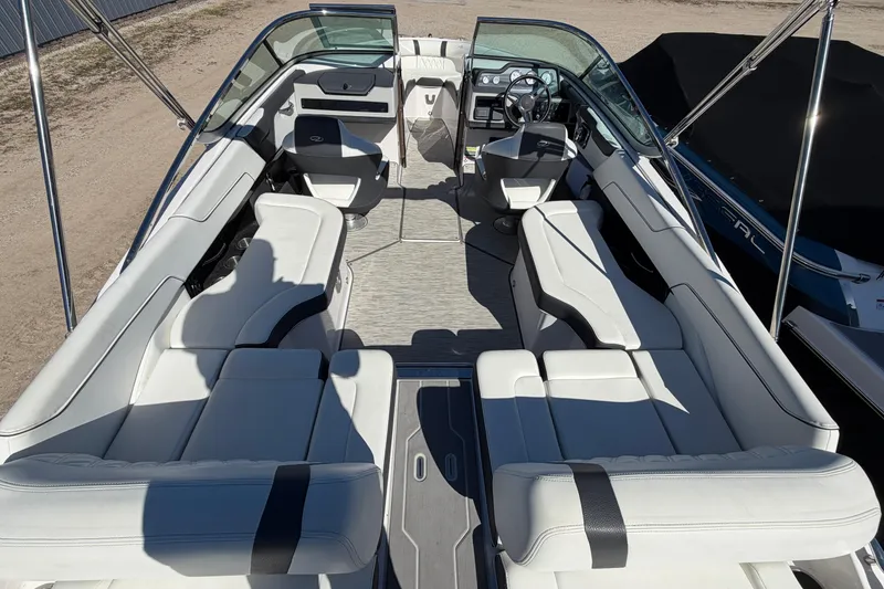 Slide: The Image of 2019 Regal 2300 Bowrider interior with spacious seating and modern design. - 7