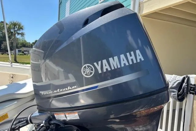 Slide: The Image of Yamaha four-stroke outboard motor on 2013 Key West 189 FS boat. - 6