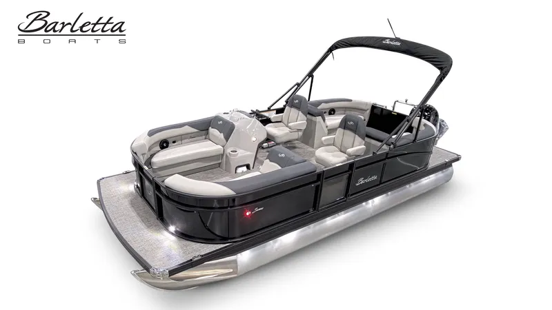 Slide: The Image of 2026 Barletta SANZA 22QC pontoon boat with luxurious design. - 8