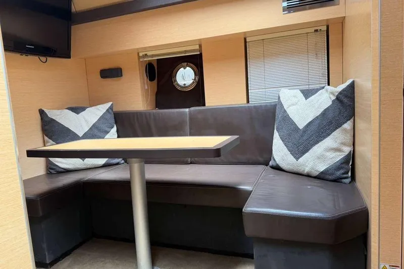 Slide: The Image of Luxurious bathroom interior of 2013 Cranchi Endurance 41 yacht with modern fixtures. - 21