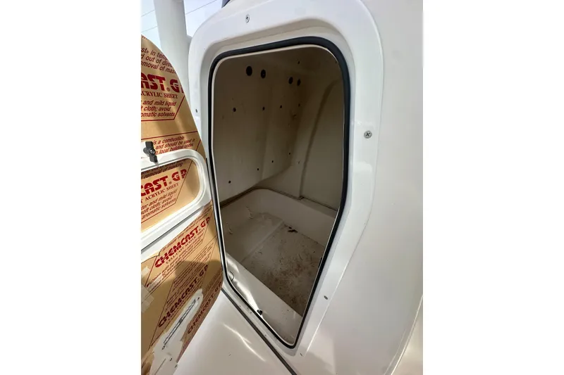 Slide: The Image of 2023 Sea Fox 228 Commander storage compartment interior view. - 30