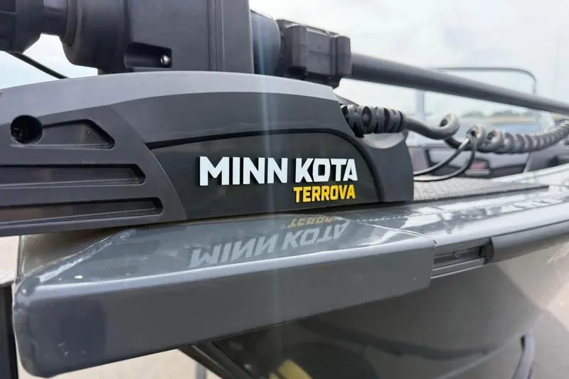Slide: The Image of Minn Kota Terrova motor on 2022 Ranger VX1888 WT boat. - 18