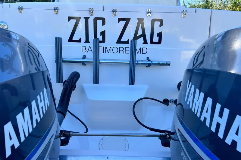 Slide: The Image of 2004 Grady-White Express 330 boat with Yamaha engines, named Zig Zag, Baltimore MD. - 35