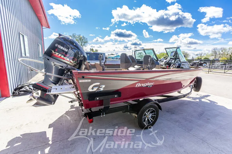 Slide: The Image of 2020 G3 Angler V19 FS boat with Yamaha motor at Lakeside Marina. - 7