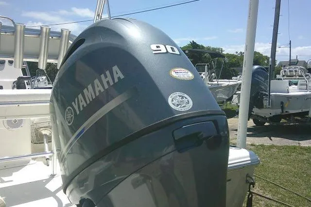 Slide: The Image of 2018 Key West 1720 Center Console with Yamaha 90 outboard motor. - 10