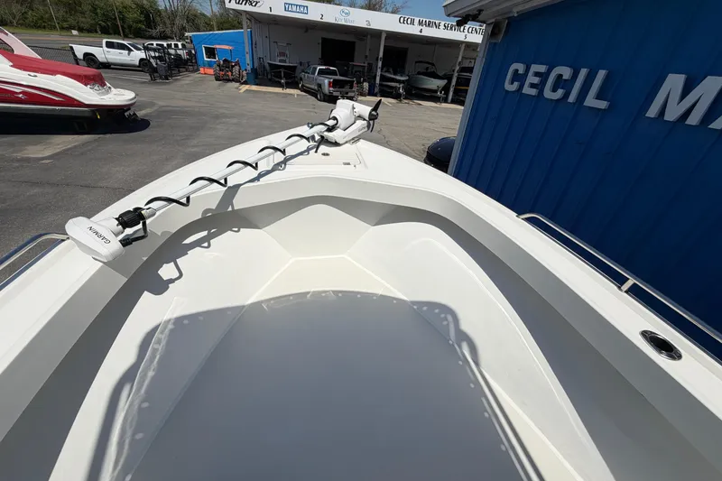 Slide: The Image of 2016 Parker 2100 Center Console boat at Cecil Marine service center. - 6