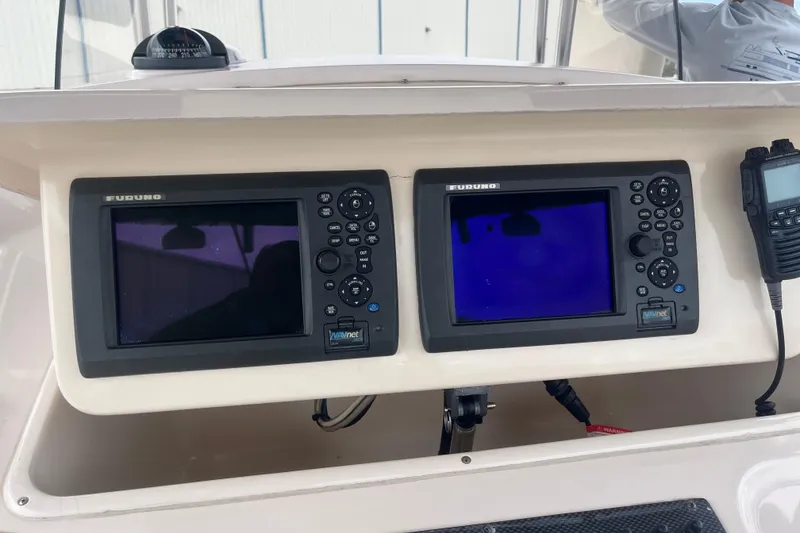 Slide: The Image of Dashboard with Furuno navigation displays - 7