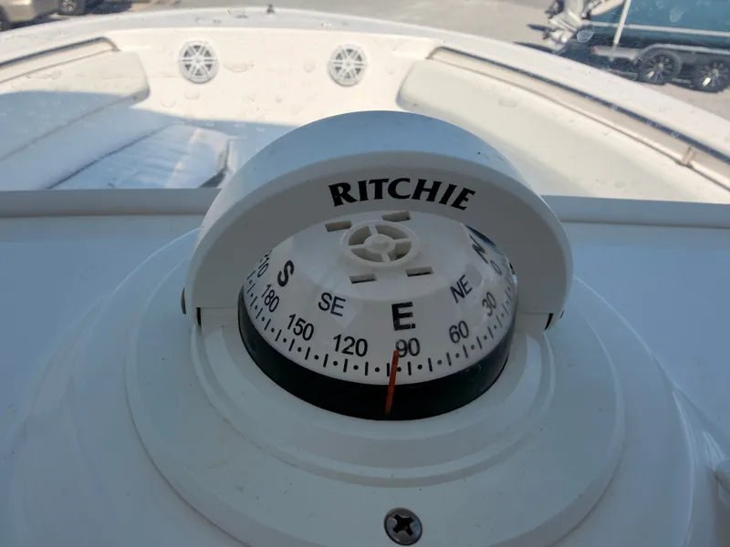 Slide: The Image of Ritchie compass on a 2022 Tidewater 220 LXF boat. - 23