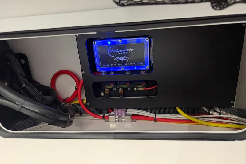Slide: The Image of Shadow-Caster marine LED controller in 2020 Nor-Tech 340 Sport Center Console. - 47