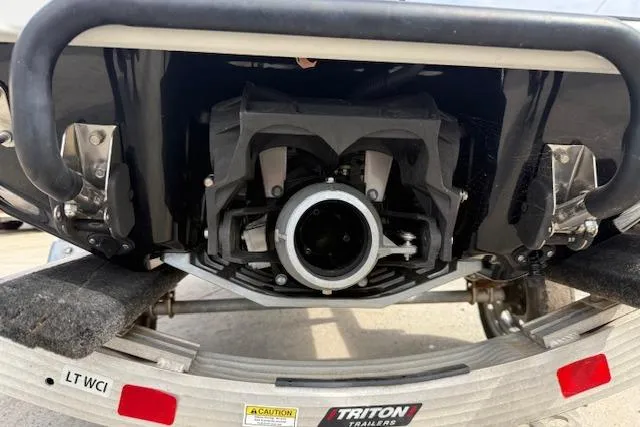 Slide: The Image of 2021 Yamaha WaveRunner VX Deluxe on Triton trailer, rear view. - 13