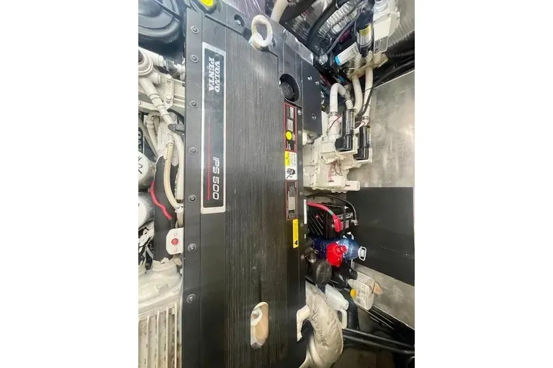 Slide: The Image of Engine compartment of a 2011 Regal 46 Sport Coupe with Volvo Penta IPS 500. - 41