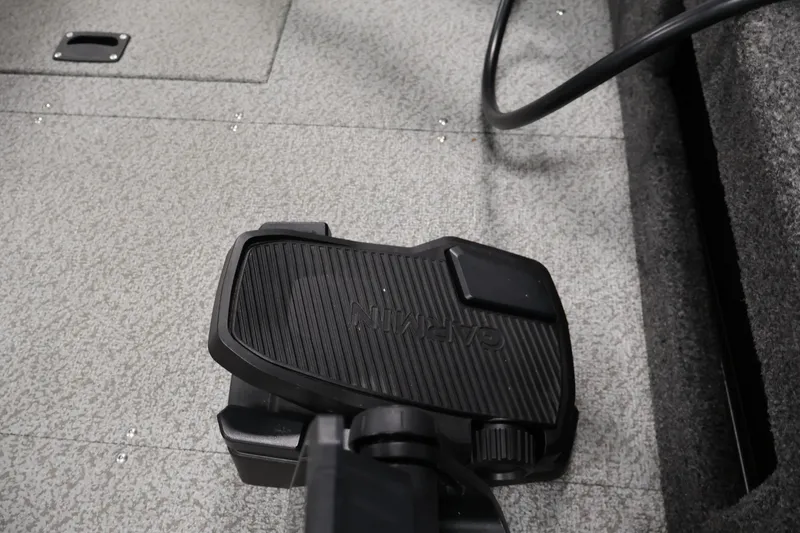 Slide: The Image of Foot pedal on 2025 Crestliner 1950 Fish Hawk WT boat deck. - 14