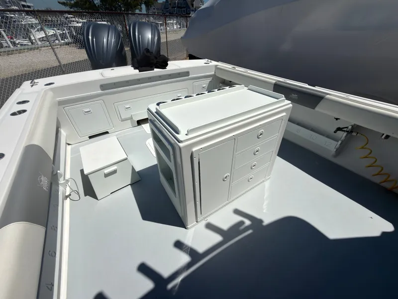 Slide: The Image of Steiger Craft 31 Fisherman 2023 with advanced navigation equipment. - 11