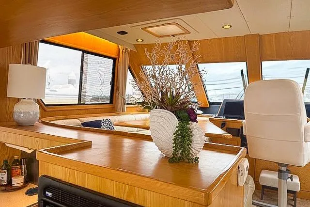 Slide: The Image of Luxurious 1995 Symbol Pilothouse interior with elegant decor and panoramic windows. - 15