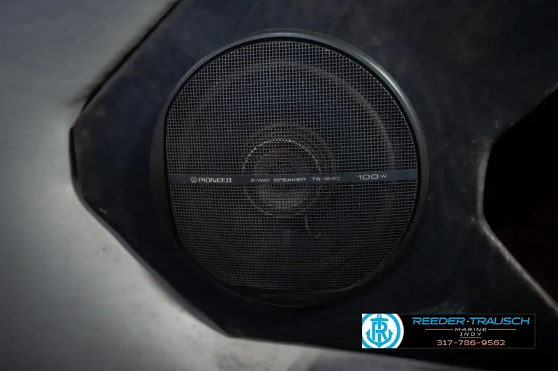 Slide: The Image of Pioneer 2-way speaker in a 1986 Regal Sebring 195 boat interior. - 42
