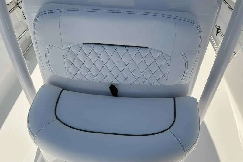 Slide: The Image of 2023 Sportsman Heritage 231 Center Console seat with diamond-stitched upholstery. - 4