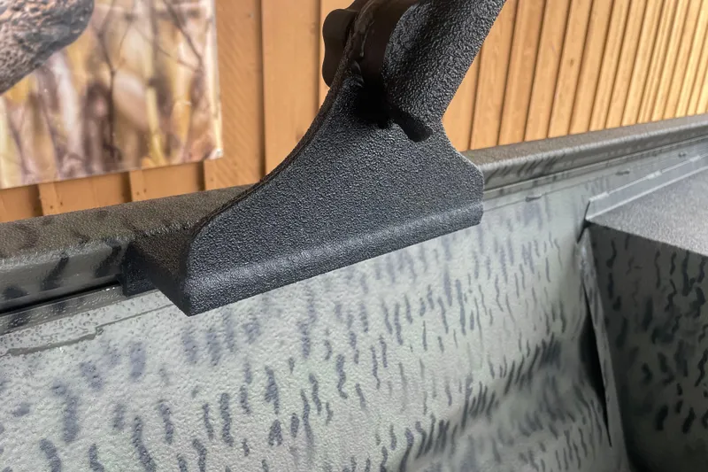 Slide: The Image of Close-up of War Eagle 750 Gladiator boat interior detail, 2026 model. - 20