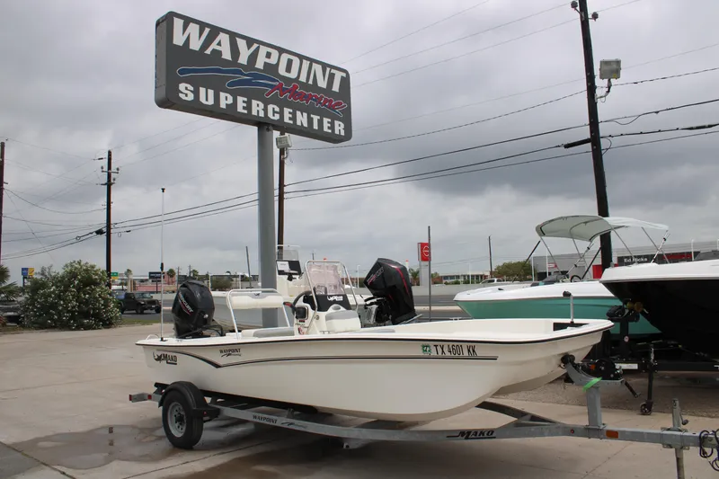 The Image of 2021 Mako Pro Skiff 17 CC boat on trailer at Waypoint Marine Supercenter. - 0