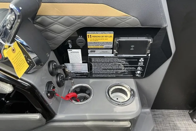 Slide: The Image of Control panel of 2026 Godfrey Sanpan 2700 ULW Twin with capacity and safety labels. - 29