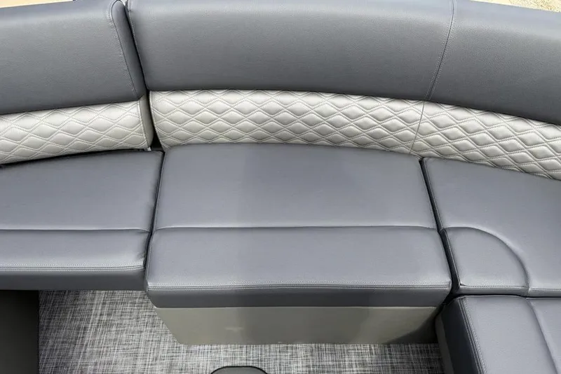 Slide: The Image of Luxurious seating on the 2026 Godfrey Sanpan 2700 ULW Twin pontoon boat. - 35