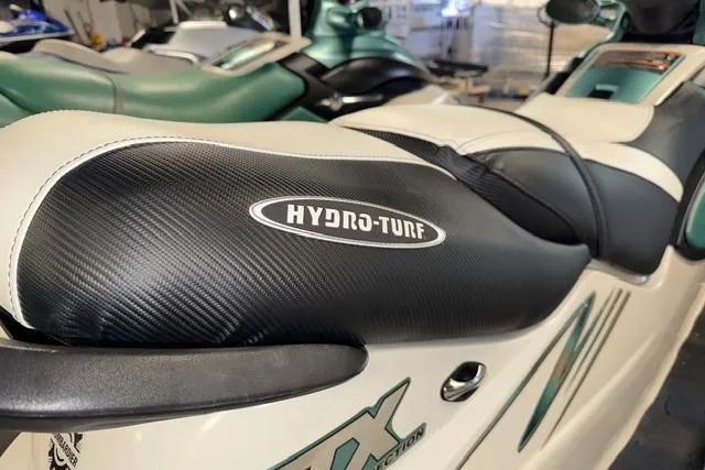 Slide: The Image of 2001 Sea-Doo GTX with Hydro-Turf seat, showcasing sleek design and comfort features. - 6