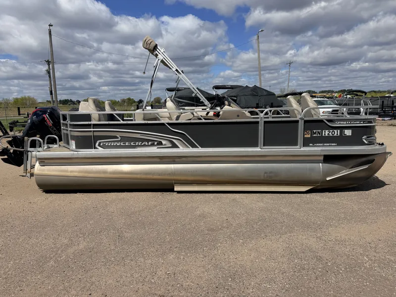 Slide: The Image of Princecraft Sportfisher 21 4-S Tritoon & 115HP Mercury ProXS -$32,995 2018 - 20