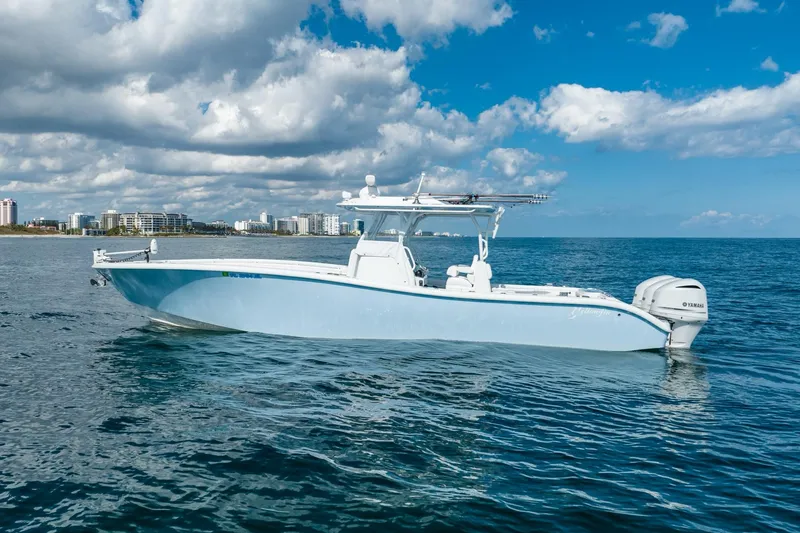 The Image of 2020 Yellowfin 36 Offshore boat on open sea. - 0