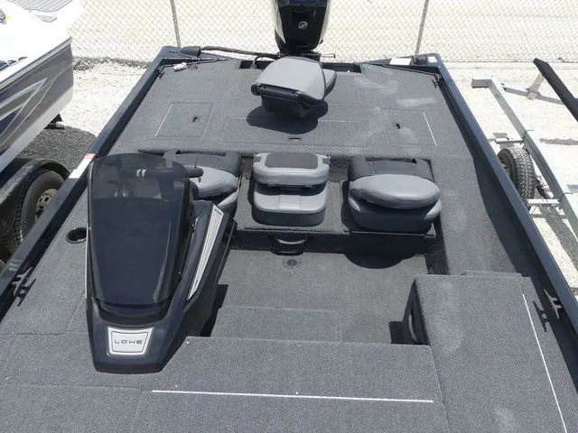 Slide: The Image of Interior view of Lowe Stinger 175C boat, model 2026. - 13