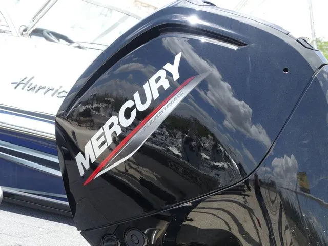 Slide: The Image of Mercury outboard motor on a 2026 Lowe Stinger 175C boat. - 9