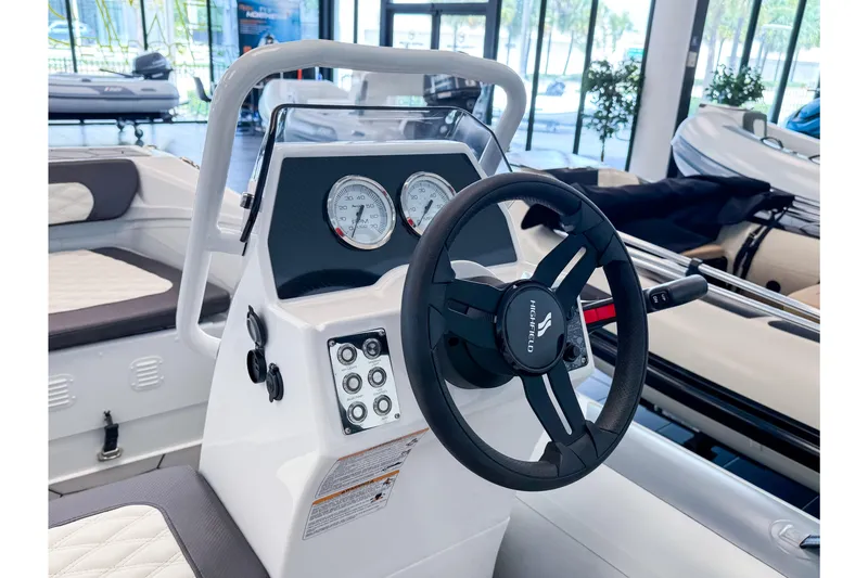 Slide: The Image of Interior view of the 2026 Highfield Sport 360 boat. - 8