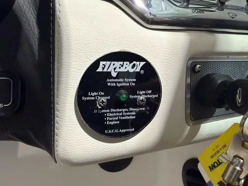 Slide: The Image of Fire suppression system indicator on 2016 Regal 24 FasDeck RX boat. - 27