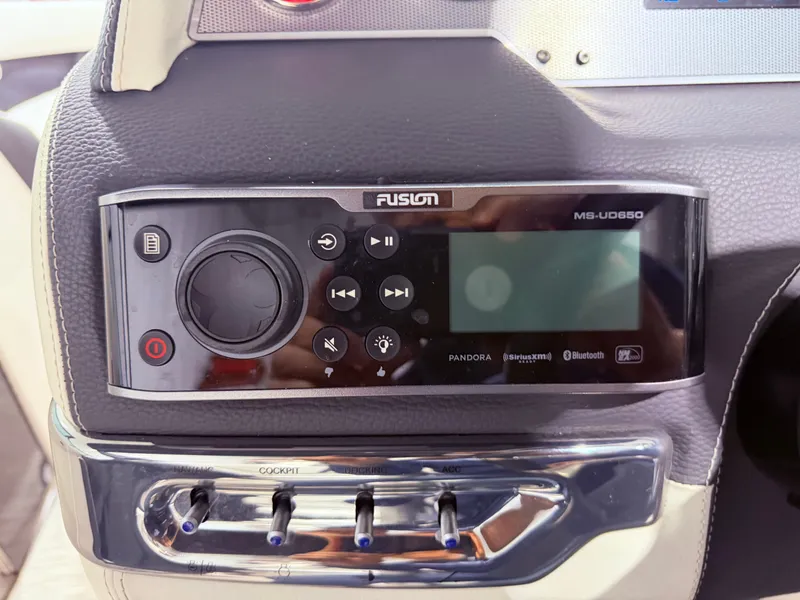 Slide: The Image of Fusion MS-UD650 stereo on 2016 Regal 24 FasDeck RX boat. - 31