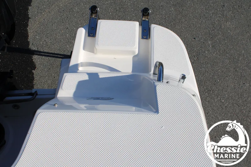 Slide: The Image of Bayliner 170 boat rear, 2015 model, featuring Chessie Marine logo. - 20