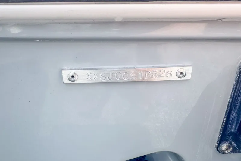 Slide: The Image of Serial number plate on Sea Hunt Gamefish 30, year 2026. - 14