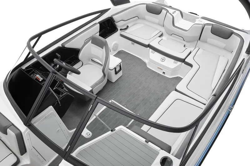 Slide: The Image of Manufacturer Provided Image: 2026 Yamaha Boats AR190 interior with spacious seating and modern design. - 7