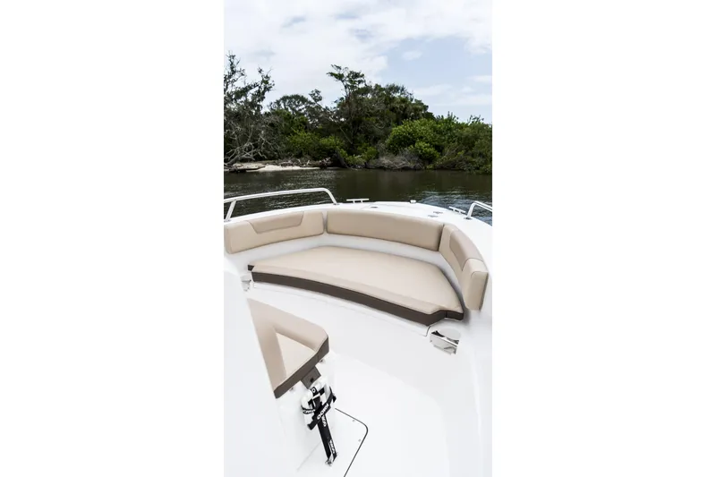 Slide: The Image of Interior view of Edgewater 188CC boat, model year 2025. - 11