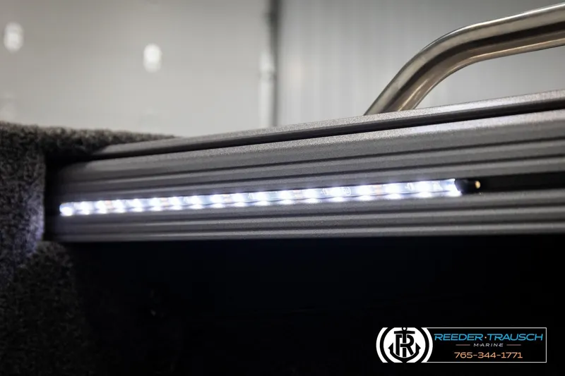 Slide: The Image of LED lighting detail on 2026 Lund 1975 Tyee boat interior. - 45