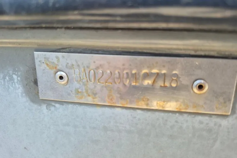 Slide: The Image of Hull identification number on a 2018 Boca Bay 224 Bay boat. - 31